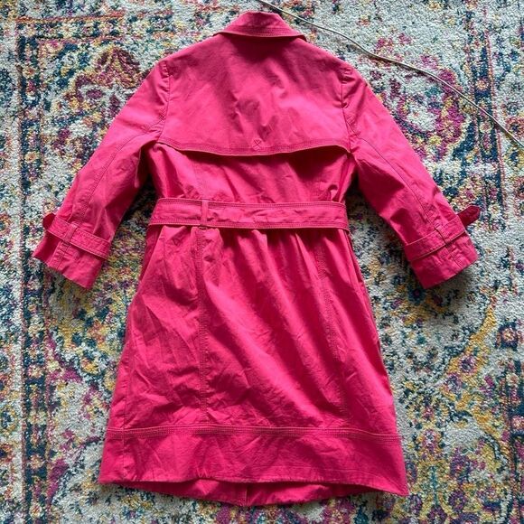 Y2k Juicy Couture double breasted pink trench coat - Picture 8 of 8